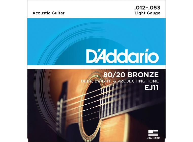 D'Addario EJ11 Bronze 80/20 (012-053) 